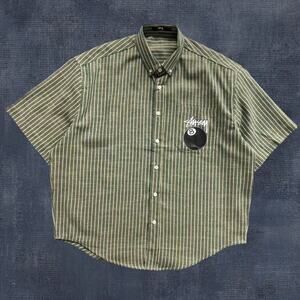 STUSSY Men's Green Short Sleeve